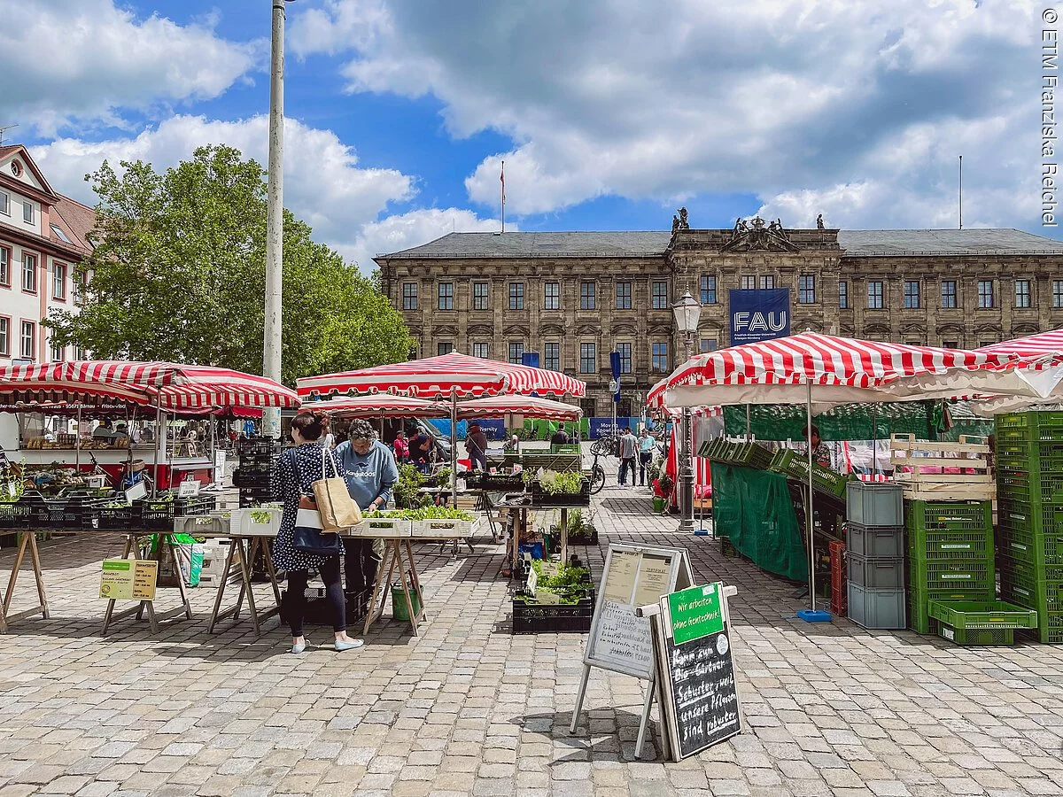 Erlangen Wochenmarkt Erlangen Wochenmarkt