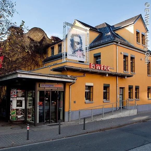 Kulturzentrum E-Werk in Erlangen Das Kulturzentrum E-Werk in Erlangen.