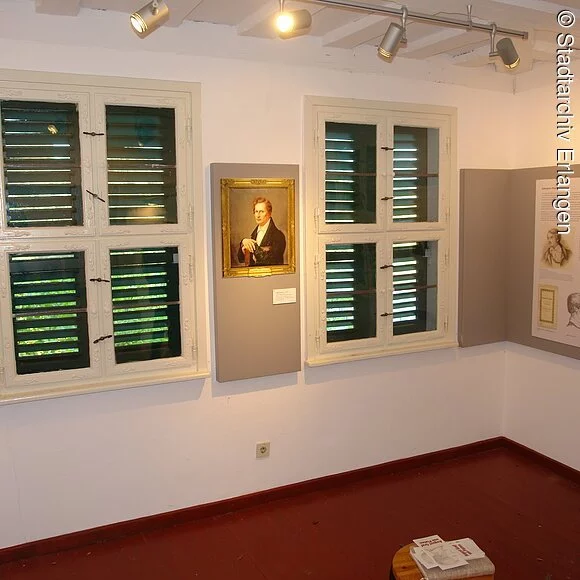 Innenansicht Platenhäuschen