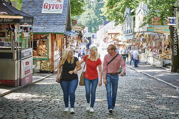 Erlanger Bergkirchweih - Aufweg