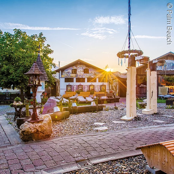 Aussenansicht Palm Beach Saunabereich