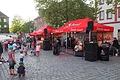 Band am City Biergarten auf dem Schlossplatz
