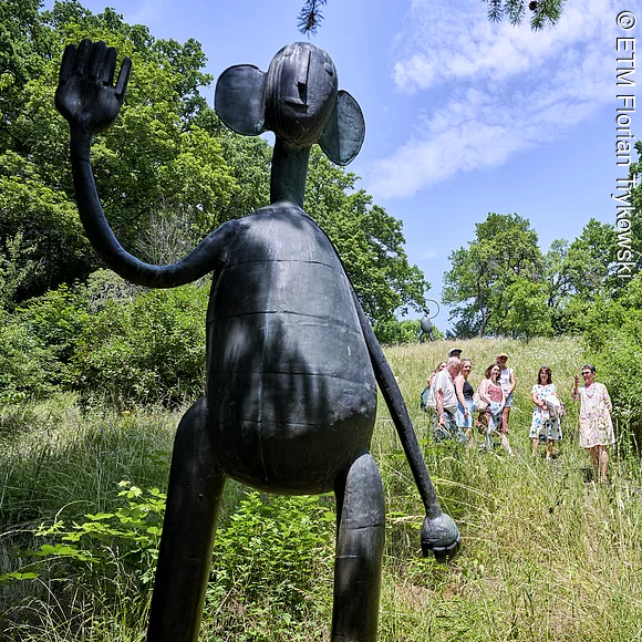 Der Heinrich-Kirchner Skulpturengarten am Burgberg