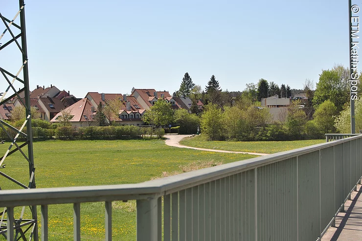 Blick nach Alterlangen von der Brücke
