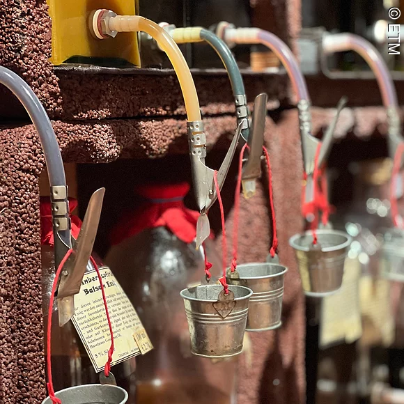 Decantus Zapfhähne Nahaufnahme kleine Zapfhähne für Öle, Essig etc.