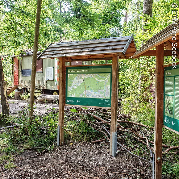 Beschilderung in der Mönau