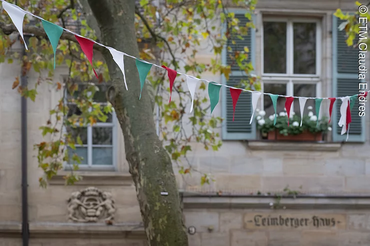 Italienische Girlanden bei "La dolce vita"