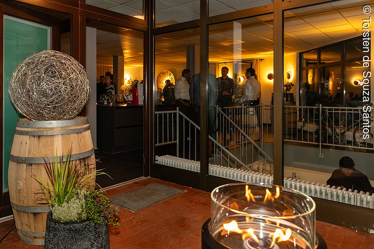 Eingangsbereich mit Deko von Santiago's Kitchen