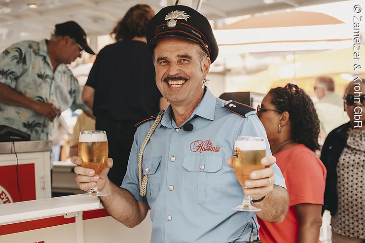 Musiker bei der Festa Italica