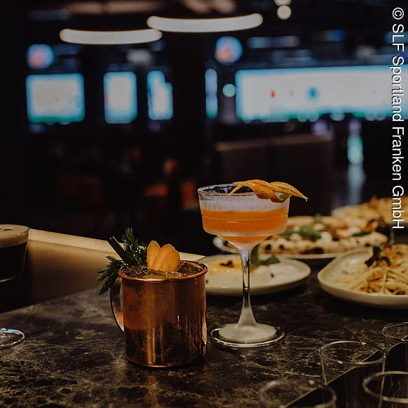 Cocktail trinken im Sportland Erlangen