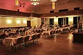 Veranstaltung mit eingedeckten Tischen im Großen Saal