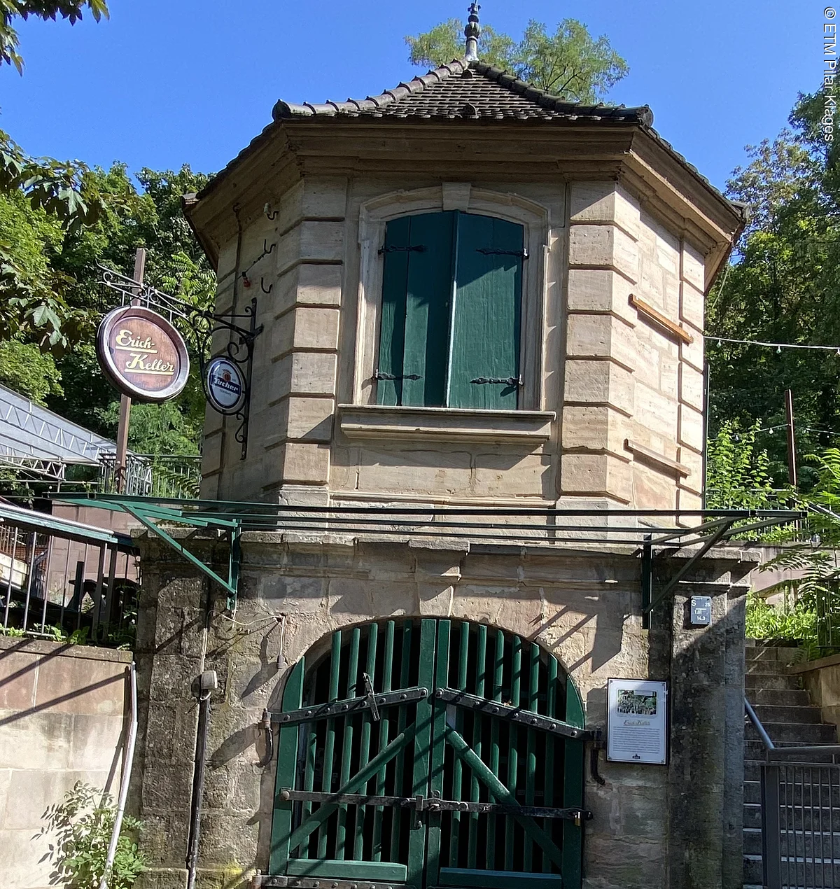 Erich Keller auf der Bergkirchweih