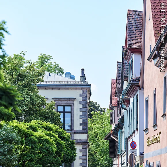 Häuserzeile in der Schiffstraße