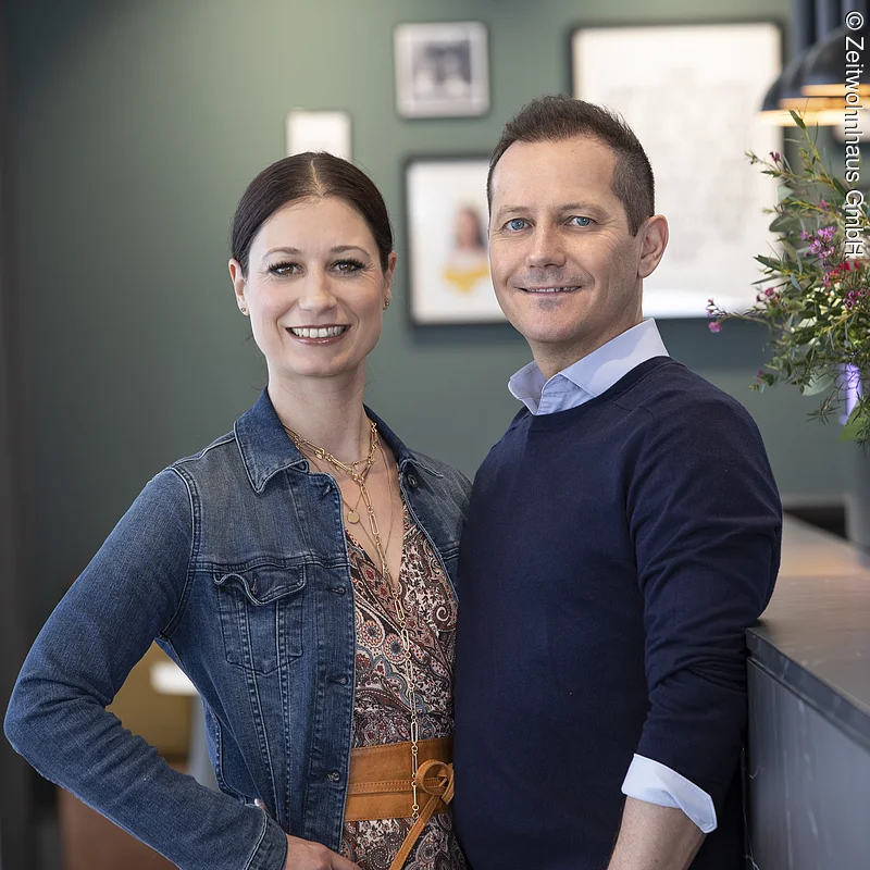 Geschäftsführung Zeitwohnhaus Gabi und Holger Herdegen vom Hotel Zeitwohnhaus