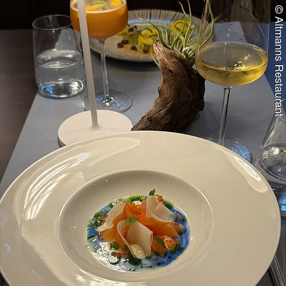 Menü Ein Gang im Altmanns Restaurant by Jonas Richter