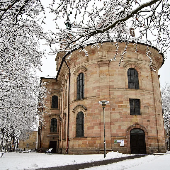 die zugeschneite Neustädter Kirche