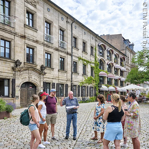 Eine Stadtführung durch die Altstadt zum Thema Erlangen und Erlanger - die Stadt und das Bier