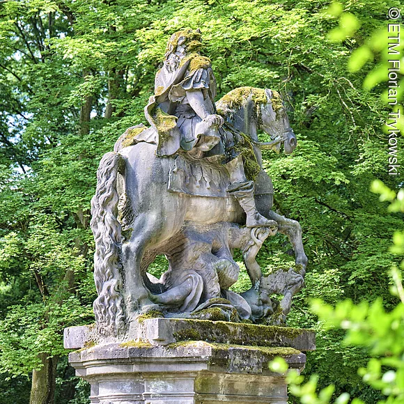 Reiterdenkmal im Schlossgarten
