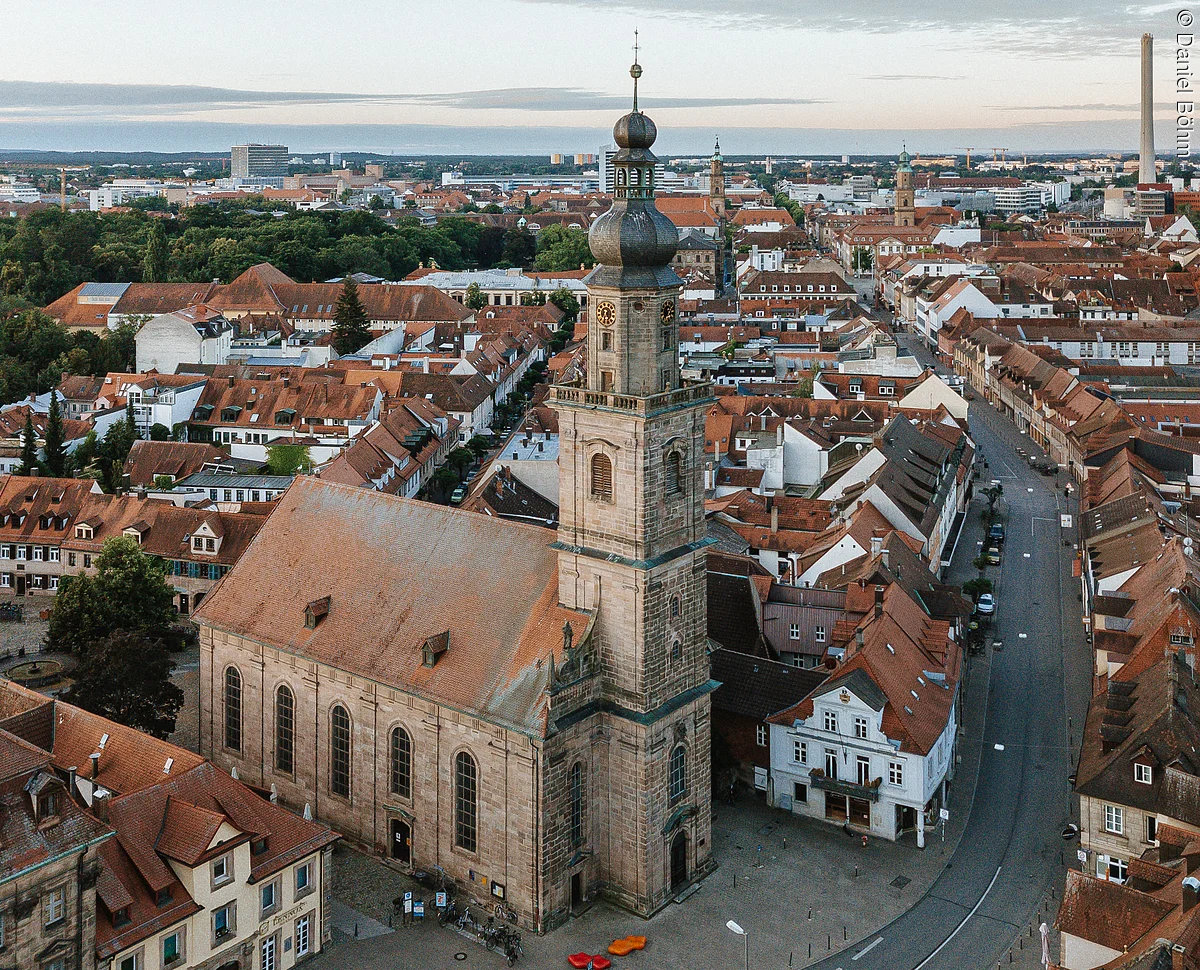 Blick auf Altstädter Kirche Richtung Süden
