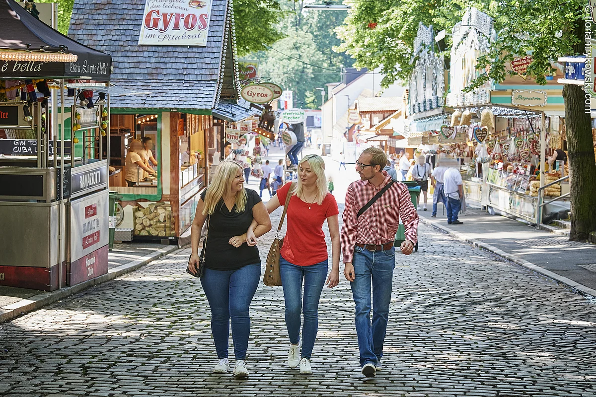 Erlanger Bergkirchweih - Aufweg