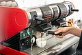 Kaffeemaschine im Bistro der DAV Bergwelt Kaffeemaschine im Bistro der DAV Bergwelt