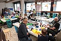 Invitados al taller en el Salón Internacional del Cómic de Erlangen.