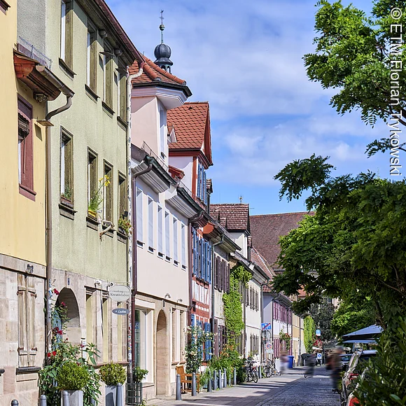 Häuserzeile in der Schiffstraße